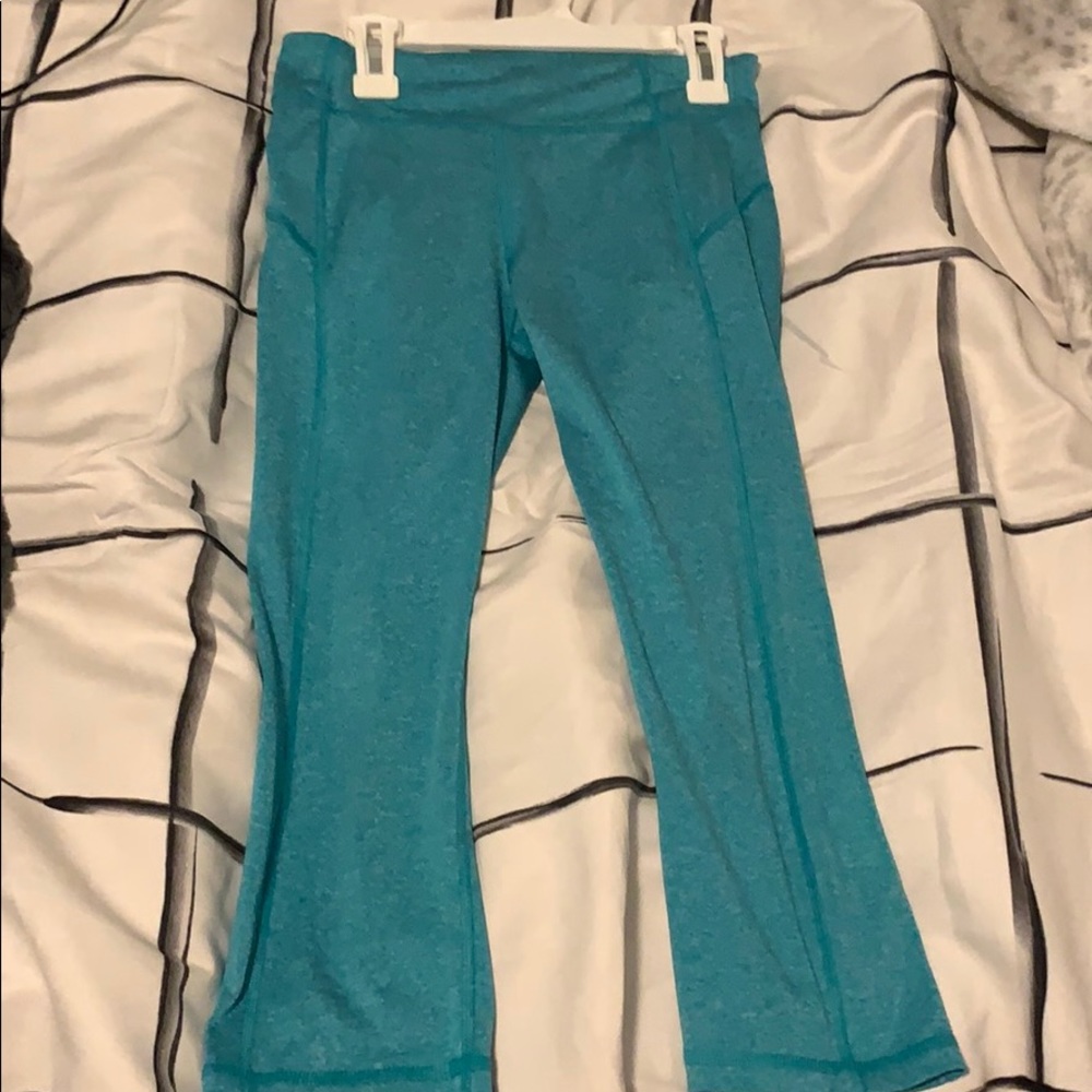 Blue Capri Workout leggings